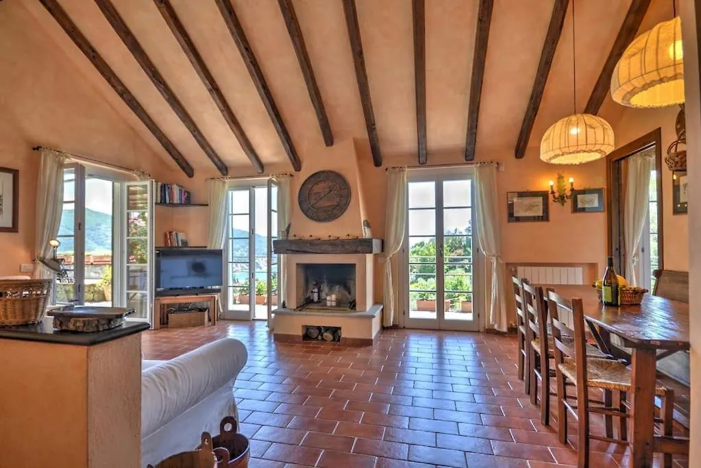 Villa Costa Dei Gelsomini - Sea View, Private Pool Rapallo Olaszország