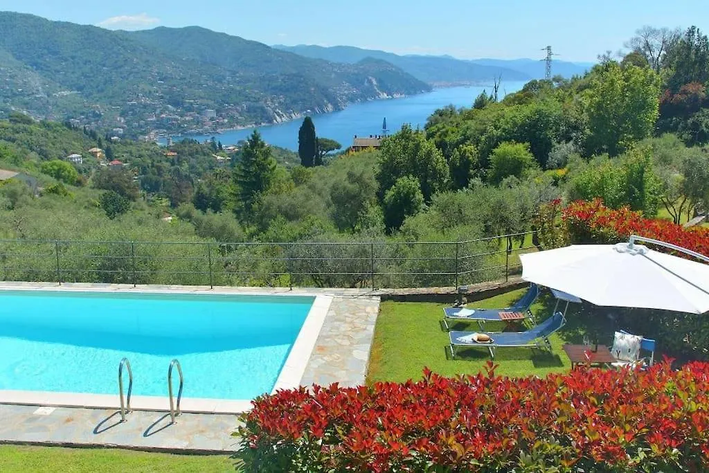 Villa Costa Dei Gelsomini - Sea View, Private Pool Rapallo 0*,  Olaszország