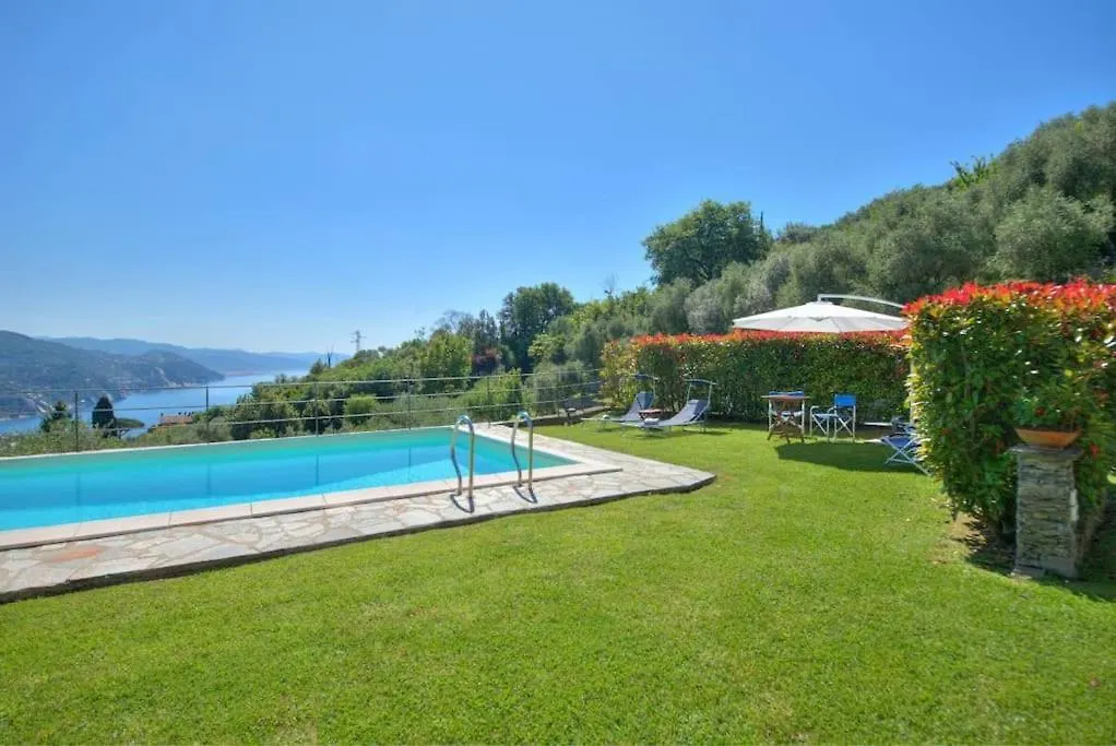 Villa Costa Dei Gelsomini - Sea View, Private Pool Rapallo 0*,  Olaszország