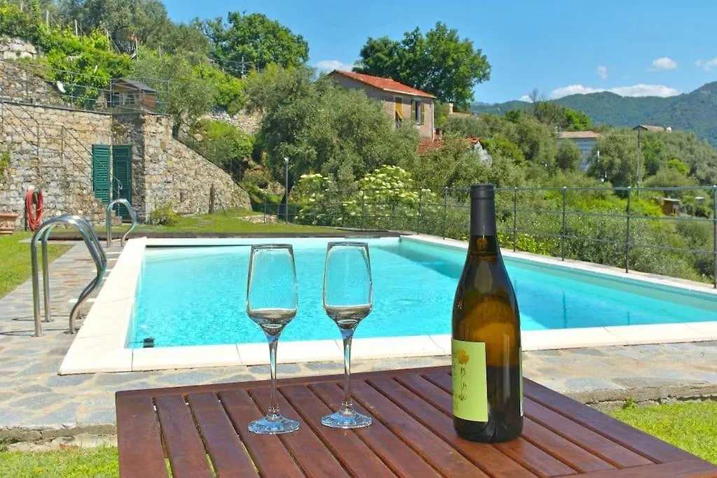 Villa Costa Dei Gelsomini - Sea View, Private Pool Rapallo 0*,  Olaszország