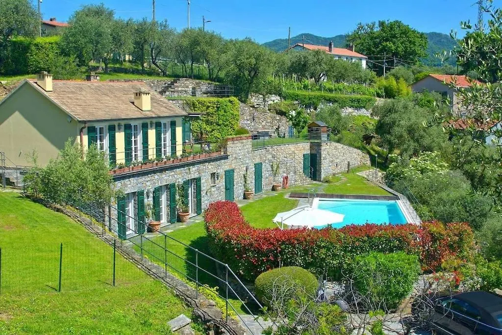 Villa Costa Dei Gelsomini - Sea View, Private Pool Rapallo