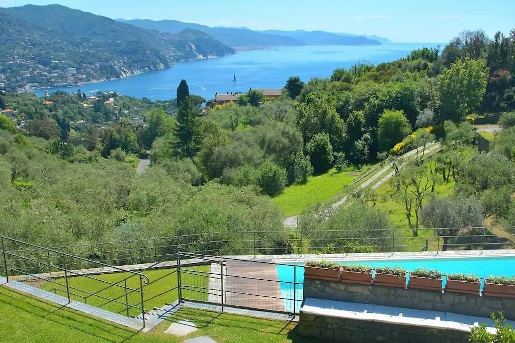 Villa Costa Dei Gelsomini - Sea View, Private Pool Rapallo