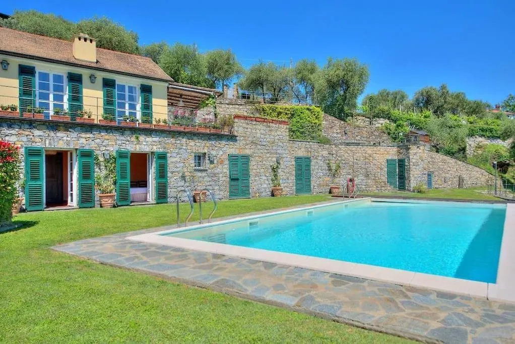 Villa Costa Dei Gelsomini - Sea View, Private Pool Rapallo Olaszország