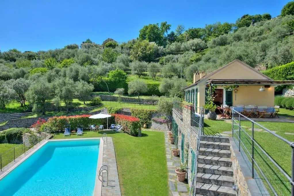 Villa Costa Dei Gelsomini - Sea View, Private Pool Rapallo
